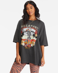 0 Full Moon Magic Boyfriend T-Shirt Black ABJZT00693 Billabong