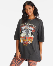1 Full Moon Magic Boyfriend T-Shirt Black ABJZT00693 Billabong