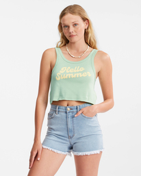 1 Greetings From Paradise Tank Top Green ABJZT00932 Billabong