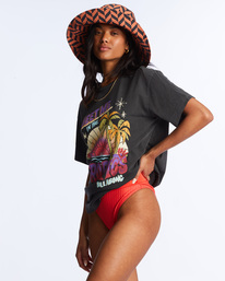 1 Meet Me In The Tropics Oversized T-Shirt Black ABJZT01020 Billabong