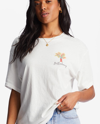 3 Of The Moon Oversized T-Shirt White ABJZT01021 Billabong