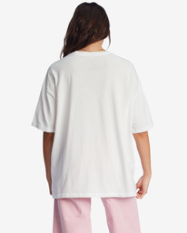 3 Peace And Love Oversized T-Shirt White ABJZT01031 Billabong