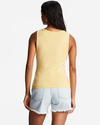 2 So Much Mahalo Tank Top Yellow ABJZT01039 Billabong