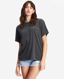 0 Daytripper Graphic Boyfriend T-Shirt Black ABJZT01071 Billabong