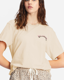 3 Billabong Pro Graphic Boyfriend T-Shirt White ABJZT01073 Billabong