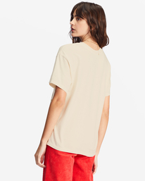 2 Magic Maker Graphic Boyfriend T-Shirt White ABJZT01075 Billabong