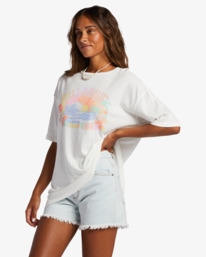 1 Salty Tour Oversized T-Shirt White ABJZT01138 Billabong