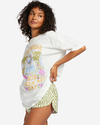 1 Dream All Day Oversized T-Shirt White ABJZT01143 Billabong