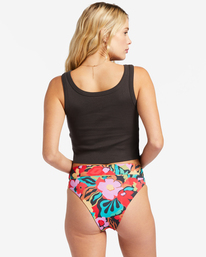 2 Kamea Lava Arch Cropped Tank Top Black ABJZT01238 Billabong