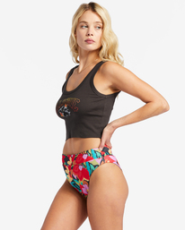 1 Kamea Lava Arch Cropped Tank Top Black ABJZT01238 Billabong