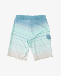 1 Boys' (2-7) All Day Stripe Pro Boardshorts 14" Blue ABTBS00103 Billabong