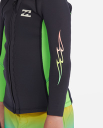 5 Boy's (2-7) 1/1mm Absolute Wetsuit Jacket Green ABTW800101 Billabong