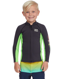 1 Boy's (2-7) 1/1mm Absolute Wetsuit Jacket Green ABTW800101 Billabong