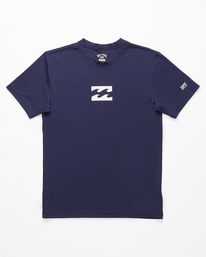 0 Boys' (2-7) All Day Wave Loose Fit Short Sleeve Surf Tee Blue ABTWR00100 Billabong