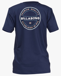1 Boys' (2-7) Rotor Loose Fit Short Sleeve Surf Tee Blue ABTWR00113 Billabong