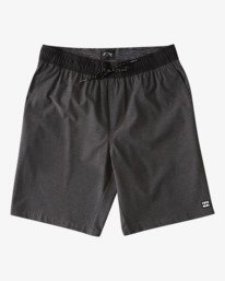 0 Boys' (2-7) Crossfire Elastic Waist Shorts 13" Black ABTWS03001 Billabong