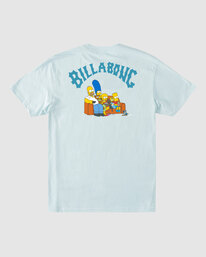 1 Boys' (2-7) The Simpsons Family Couch Organic Short Sleeve T-Shirt Blue ABTZT00178 Billabong