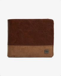 6 Dimension Bi-Fold Wallet Brown ABYAA00153 Billabong