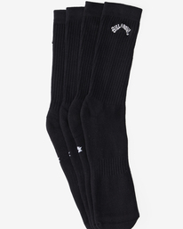 1 2-Pack Core Crew Socks Black ABYAA00172 Billabong