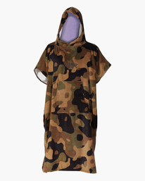 2 Hooded Changing Towel Green ABYAA00199 Billabong