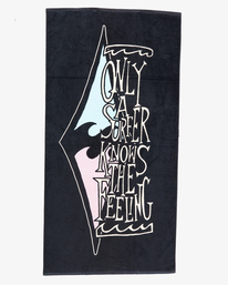 0 Waves - Beach Towel Black ABYAA00218 Billabong