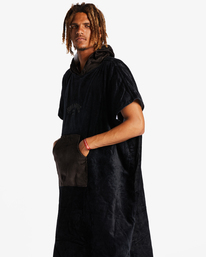 3 BBG - Poncho com capuz Preto ABYAA00220 Billabong