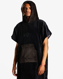 1 BBG - Poncho com capuz Preto ABYAA00220 Billabong