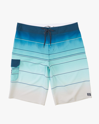 0 All Day Stripe Pro Boardshorts 21" Green ABYBS00111 Billabong