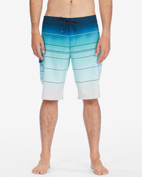 2 All Day Stripe Pro Boardshorts 21" Blue ABYBS00111 Billabong
