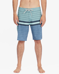 2 All Day Heather Stripe Pro Boardshorts 20" Green ABYBS00112 Billabong