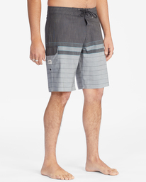 4 All Day Heather Stripe Pro Boardshorts 20" Multicolor ABYBS00112 Billabong