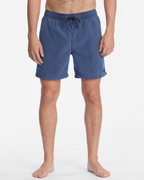 2 All Day Overdyed Layback Boardshorts 17" Blue ABYBS00134 Billabong