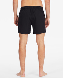 5 All Day Layback Boardshorts 16" Black ABYBS00153 Billabong