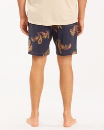 6 Wrangler Hazy Paisley Layback Boardshorts 17"  ABYBS00197 Billabong