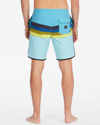 4 73 Spinner Lo Tide Boardshorts 19" Blue ABYBS00251 Billabong