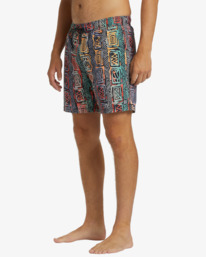 3 Sundays Layback Boardshorts 17" Orange ABYBS00253 Billabong