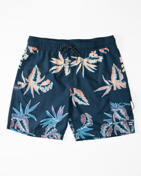 1 Layback Bottle Opener Boardshorts 17" Blue ABYBS00257 Billabong