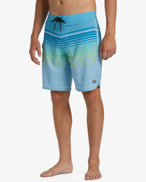 3 73 Stripe Pro Boardshorts 20" Blue ABYBS00262 Billabong