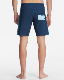 4 D Bah Placement Pro Boardshorts 19" Blue ABYBS00286 Billabong