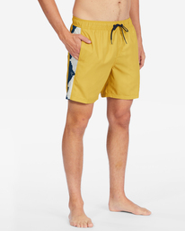 4 D Bah Layback Boardshorts 17" Yellow ABYBS00304 Billabong