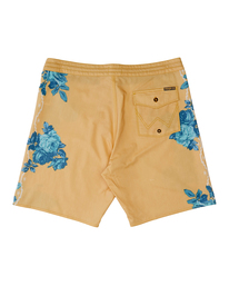 2 Wrangler Desert Rose Pro Boardshorts 18" Yellow ABYBS00311 Billabong