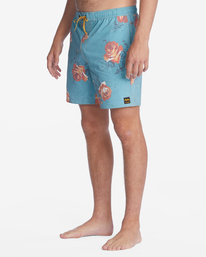 7 Wrangler Bloom Layback Boardshorts 17"  ABYBS00313 Billabong