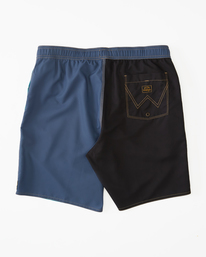 2 Wrangler Sacred Sands Layback Boardshorts 18" Blue ABYBS00317 Billabong