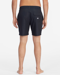 5 Kamea Burn Layback Boardshorts 16" Black ABYBS00323 Billabong