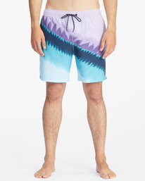 2 T Street Layback Boardshorts 17" Blue ABYBS00361 Billabong
