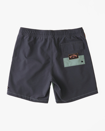 1 All Day Pigment Layback Boardshorts 17" Green ABYBS00362 Billabong