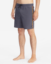 3 All Day Pigment Layback Boardshorts 17" Black ABYBS00362 Billabong