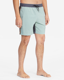 4 All Day Pigment Layback Boardshorts 17" Green ABYBS00362 Billabong