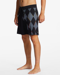3 Andy Irons D'Bah Airlite Boardshorts 20" Grey ABYBS00385 Billabong
