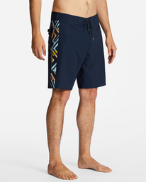 4 D Bah Ciclo Pro Performance 18" Boardshorts Blue ABYBS00386 Billabong